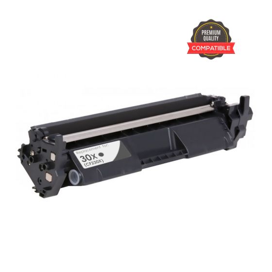 HP 30X (CF230X) High Yield Black Compatible Laserjet Toner Cartridge For HP LaserJet Pro M203dw, MFP M227fdn, MFP M227fdw Printers