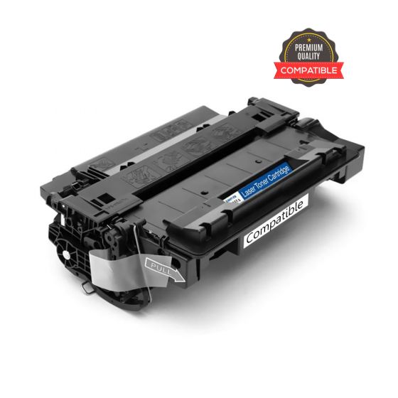 HP 55A (CE255A) Black Compatible Laserjet Toner Cartridge For HP LaserJet Enterprise 500 MFP M525dn, M525f, M525dn, M525f, M525c,, M525c, P3015, P3015d, P3015dn, P3015dn Printers 