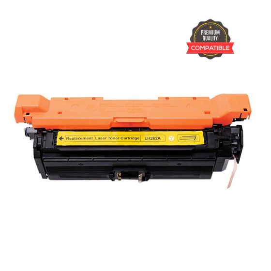 HP 648A (CE262A) Yellow Compatible Laserjet Toner Cartridge For HP Color LaserJet Enterprise CM4540 MFP, CM4540f MFP, CM4540fskm MFP, CP4025dn, CP4025n, CP4525dn, CP4525n, CP4525xh Printers