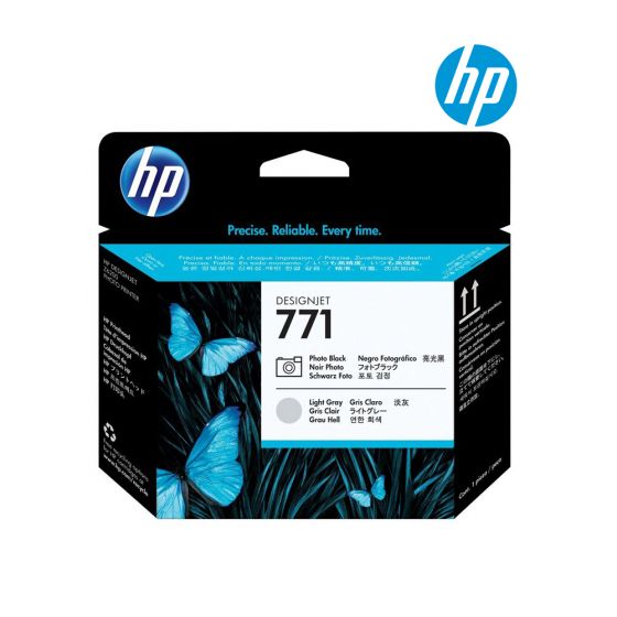 HP 771 Photo Black, Light Gray Printheads (CE020A) For HP Designjet Z6200, Z6200 42-in, Z6200 60-in, Z6600,  Z6600 Production Printer 60-in, Z6800, Z6800 Photo Production Printer 60-in