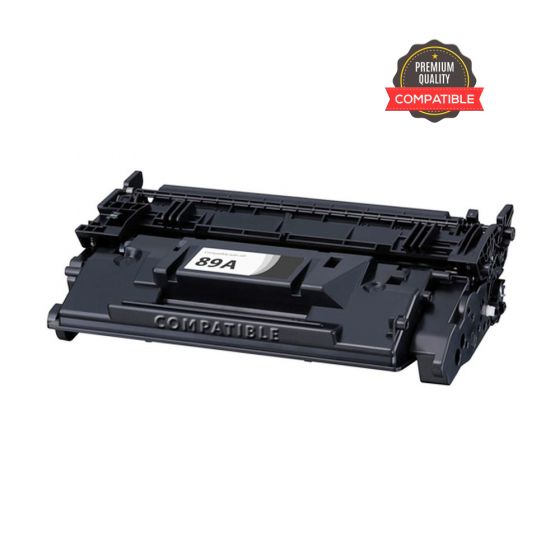 HP 89A Black Compatible LaserJet Toner Cartridge (CF289A)- NO CHIP For HP LaserJet Enterprise Flow MFP M528z, M507x, MFP M528dn, MFP M528f, MFP E52645c, E52645dn, M507dn Monochrome Printers