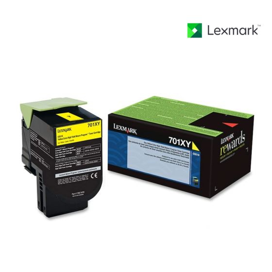 Lexmark 70C1XY0 Yellow Toner Cartridge For Lexmark CS510de, Lexmark CS510dte