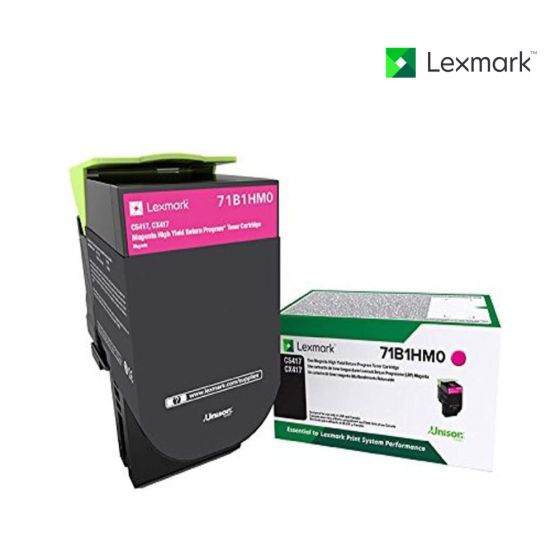 Lexmark 71B1HM0 Magenta Toner Cartridge For Lexmark CS417dn, Lexmark CS517de, Lexmark CX417de, Lexmark CX517de