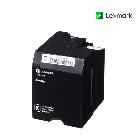 Lexmark 74C0H10 Black Toner Cartridge For Lexmark CS720de, Lexmark CS720dte, Lexmark CS725de, Lexmark CS725dte