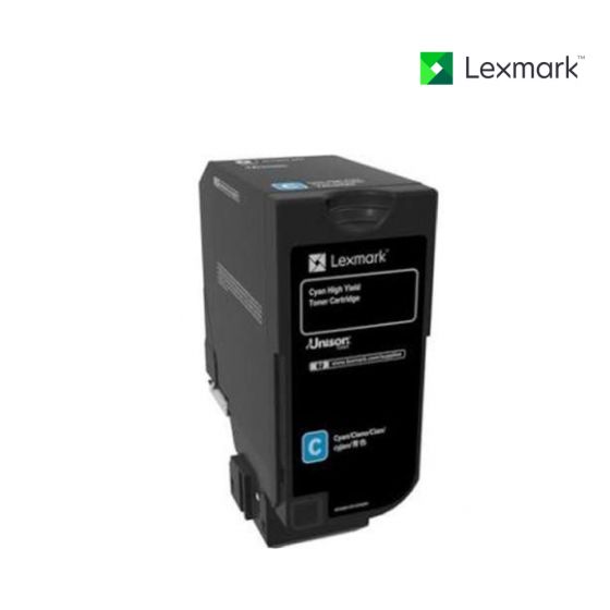 Lexmark 74C0H20 Cyan Toner Cartridge For Lexmark CS725de
