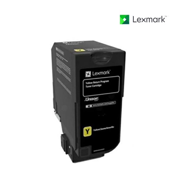 Lexmark 74C0H40 Yellow Toner Cartridge For Lexmark CS725de