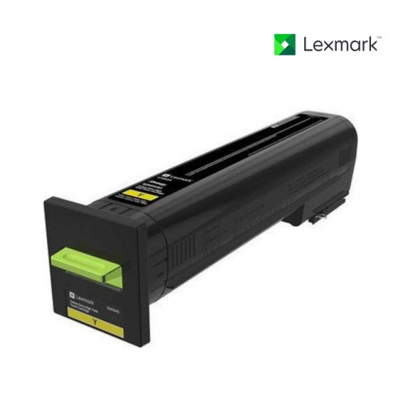 Lexmark 82K0U40 Yellow Toner Cartridge For Lexmark CX860de, Lexmark CX860dte, Lexmark CX860dtfe
