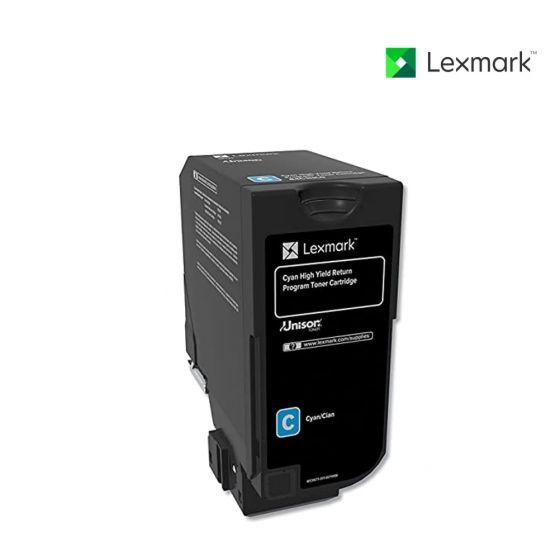 Lexmark 84C1HC0 Cyan Toner Cartridge For Lexmark CX725de, Lexmark CX725dhe, Lexmark CX725dthe