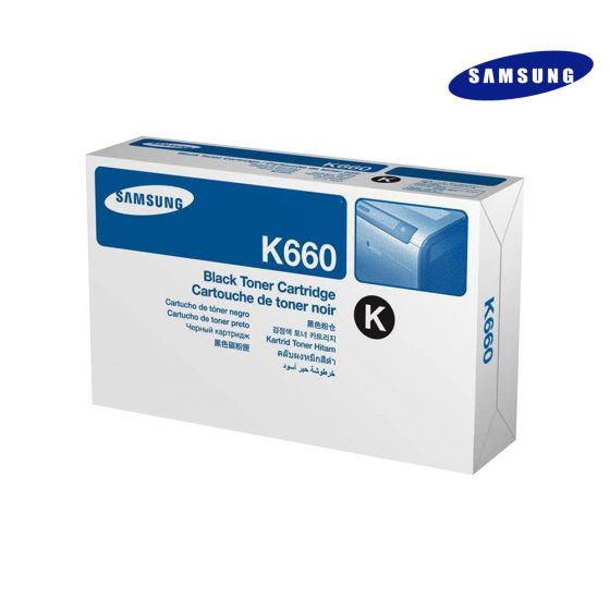 SAMSUNG CLP-K660A (Black) Toner  For Samsung CLP-610ND 660N, 660ND, 661, 6200FX, 6200ND, 6210FX, 6240FX Printers