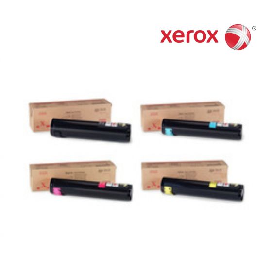  Xerox 106R00652-Black|106R00653-Cyan|106R00655-Yellow|106R00654-Magenta 1 Set Toner Cartridge Standard For Xerox Phaser 7750B,  Xerox Phaser 7750DN,  Xerox Phaser 7750DXF,  Xerox Phaser 7750GX