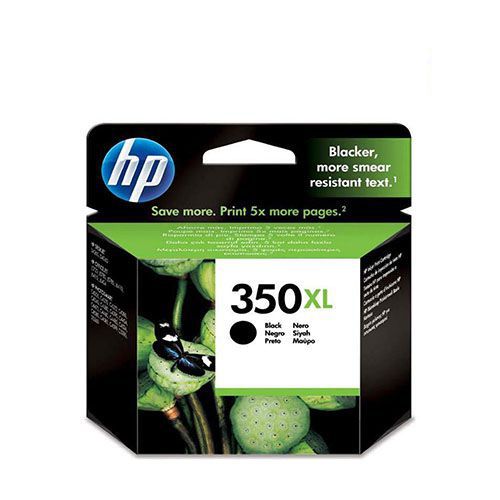 HP 350XL Black Ink Cartridge (CB336E) for HP Deskjet D4200, D4245, D4260, D4263, D4300, Officejet J5700, J5730, J5780, J5785, J5790, Photosmart C4200, C4599, C5200, D5363 Priter