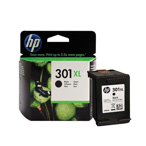 HP 301XL Black Ink Cartridge (CH563E) For HP Deskjet 1000,1010, 1050, 1510, 1512, 2050, 2050A, 2054A All-in-One Printer