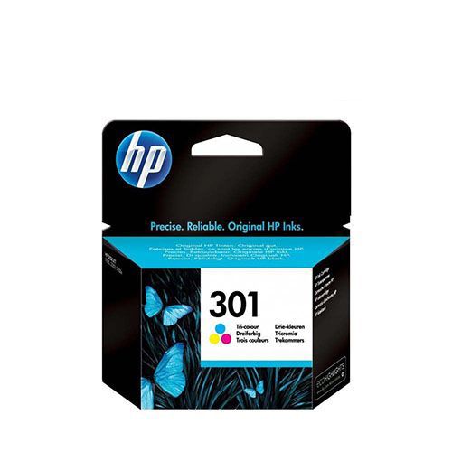 HP 301 Tri-Color Ink Cartridge (CH562E) For HP Deskjet 1000,1010, 1050, 1510, 1512, 2050, 2050A, 2054A All-in-One Printer