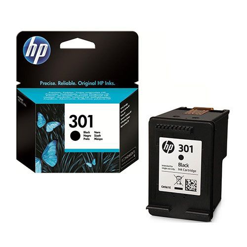 HP 301 Black Ink Cartridge (CH561E) For HP Deskjet 1000,1010, 1050, 1510, 1512, 2050, 2050A, 2054A All-in-One Printer