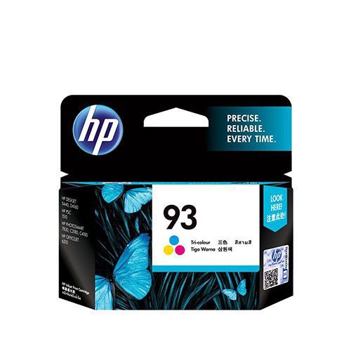 HP 93 Tri-Color Ink Cartridge (C9361W) for HP Photosmart C4180, C3180, 7850, Deskjet D4160, 5440, PSC 1510 Printer