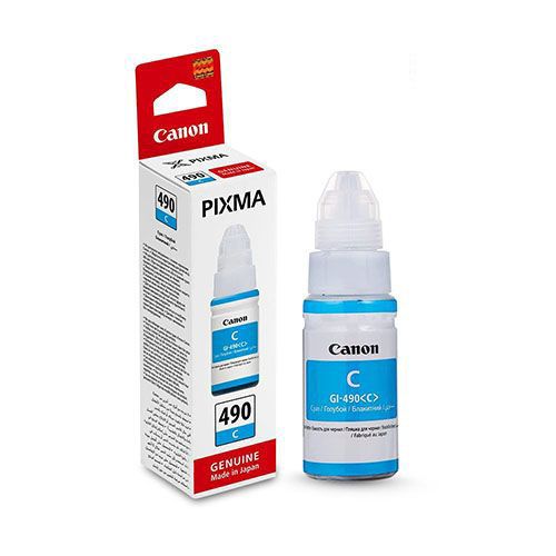 CANON GI-490C CYAN INK BOTTLE (ORIGINAL)