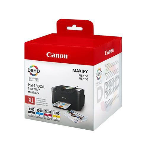 Canon PGI-1500XL Ink Cartridge 1 Set | Black | Colour| For Canon MAXIFY MB2050, MB2150, MB2155, MB2350, MB2750, MB2755 Printers