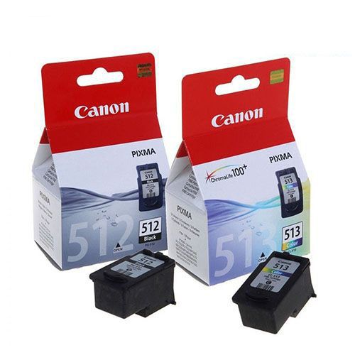 Canon PG-512/CL-513 Ink Cartridge 1 Set | Black | Colour For Canon PIXMA iP2700,  IP2702, MP230, MP240, MP250, MP260,  MP270 MP280, MP480, MP490, MP495, MX320, MX330,  MX340, MX350, MX360, MX410, MX420 Printers