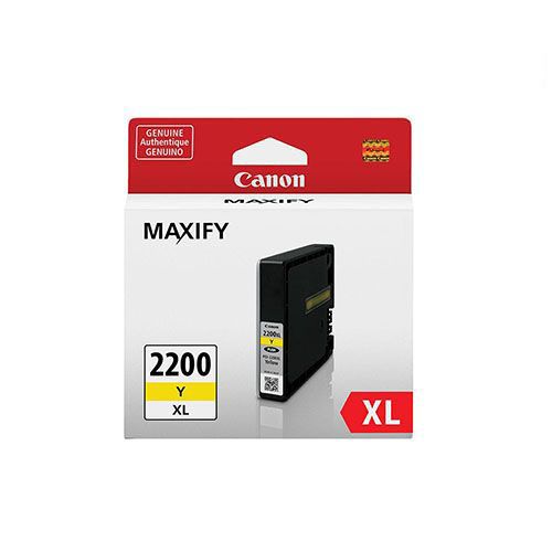 CANON PGI-2200XL Yellow Ink Cartridge For Canon Maxify MB2020, MB2120, MB2320, MB2720 Printers