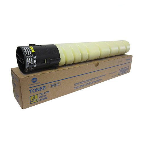 Konica Minolta TN512 Yellow Toner Cartridge  For Konica Minolta Bizhub C258, C308, C368, C454, C554 Printers