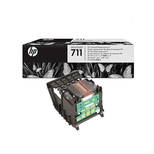 HP 711 (C1Q10A) Printhead Replacement Kit For HP DesignJet T100, T120, T125, T130, T520 24-in, T520, 36-in, T525 36-in, T530, T530 36-in, 525, T520 Printer Printers