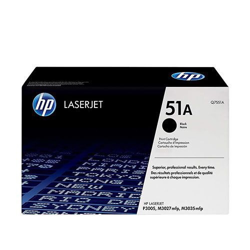 HP 51A (Q7551A) Black Original LaserJet Toner Cartridge For HP LaserJet P3005, M3035 MFP,  m3027 MFP Printers