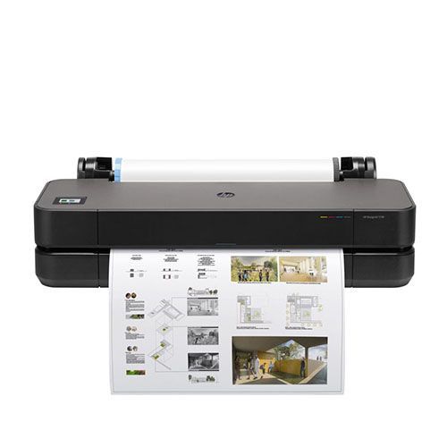 HP DesignJet T230 (5HB07A) Large Format Compact Wireless Plotter Printer - 24" (Compatible with Compatible with HP 712 Black , 712 Cyan , 712 Yellow , 712 Magenta DesignJet Ink Cartridges)