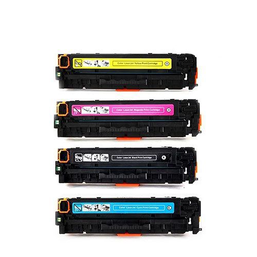 HP 651A 1 Set Compatible Toner | Black CE340A | Cyan CE341A | Yellow CE342A | Magenta CE343A For HP LaserJet Enterprise Color MFP 775dn,  MFP M775Z,  MFP M775z+,  MFP M775f  Printers