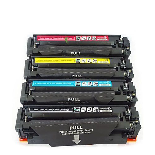 HP 410A 1 Set Compatible Toner | Black CF410A | Cyan CF411A | Yellow CF412A | Magenta CF413A For HP LaserJet Pro M203dw, M203DN27, BW M227fdw, BW M2SDN, M477fnw, M477fdn, M452DN, MFP M477fdw Printers