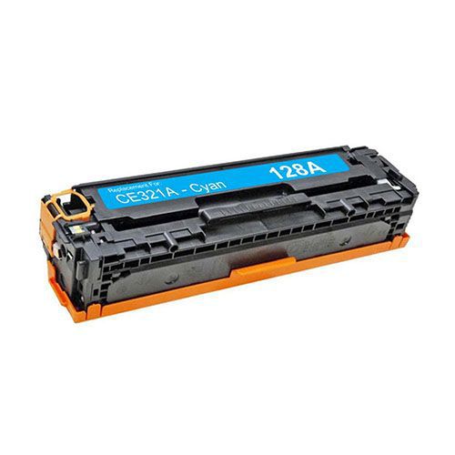 HP 128A (CE321A) Cyan Compatible Laserjet Toner Cartridge  For Color LaserJet CM1415, CM1415fnw, CP1525, CP1525nw Printers