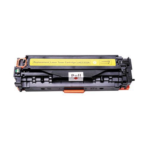 HP 304A Yellow Compatible Laserjet Toner Cartridge (CC532A)  For HP Color LaserJet CM2320fxi, CM2320n, CM2320nf, CP2025, CP2025dn, CP2025n, CP2025x Printers