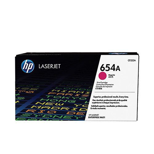 HP 654A (CF333A) Magenta Original Laserjet Toner Cartridge For HP Color LaserJet Enterprise M651dn, M651n, M651xh Printers