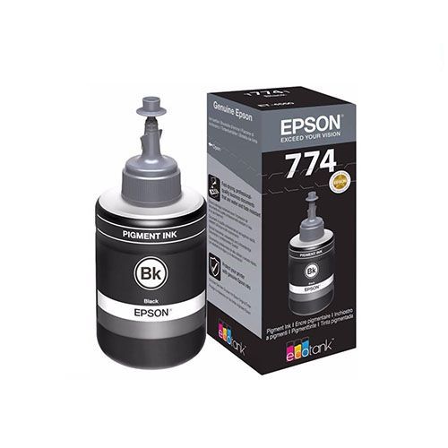 Epson 774 Black Original Ink Bottle 140ml For EPSON M105, M205, L1455 Printers