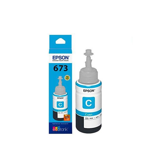 Epson 673 Light Cyan Original Ink Bottle 70ml  For EPSON L800, 801, 805, 810L, 850, 1800 Printers