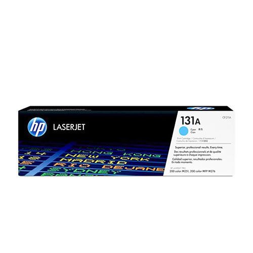 HP 131A Cyan Original Laserjet Toner Cartridge (CF211A)  For HP LaserJet Pro 200 color MFP M276nw, M251nw Printers