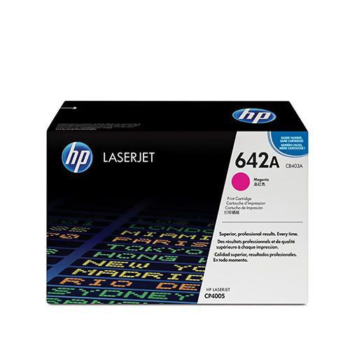 HP 642A (CB403A) Magenta Original Laserjet Toner Cartridge For HP Color LaserJet CP4005, CP4005dn, CP4005n Printers