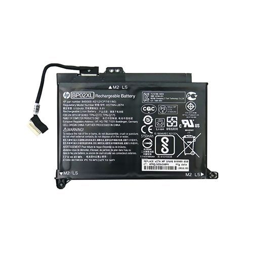 HP/COMPAQ BP02XL Replacement Battery      BP02XL     849569-421     849569-541     849569-542     849569-543     849909-850     HSTNN-UB7B     TPN-Q172     TPN-Q175