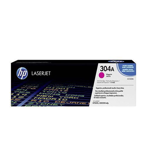 HP 304A (CC533A) Magenta Original Laserjet Toner Cartridge  For HP Color LaserJet CM2320fxi, CM2320n, CM2320nf, CP2025, CP2025dn, CP2025n, CP2025x Printers