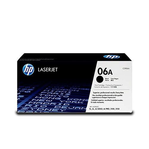 HP 06A (C3906A) Black Original Laserjet Toner Cartridge For HP LaserJet 3100,  3100se, 3100xi, 3150, 3150se,  3150xi, 5L, 5l xtra, 6L, 6l se, 6l xi Printers