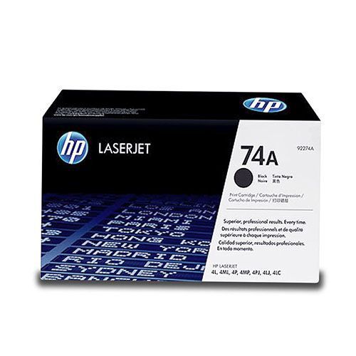 HP 74A (92274A) Black Original Laserjet Toner Cartridge For HP LaserJet 4L, 4LC, 4ML, 4P, 4MP, C2003A  Printers