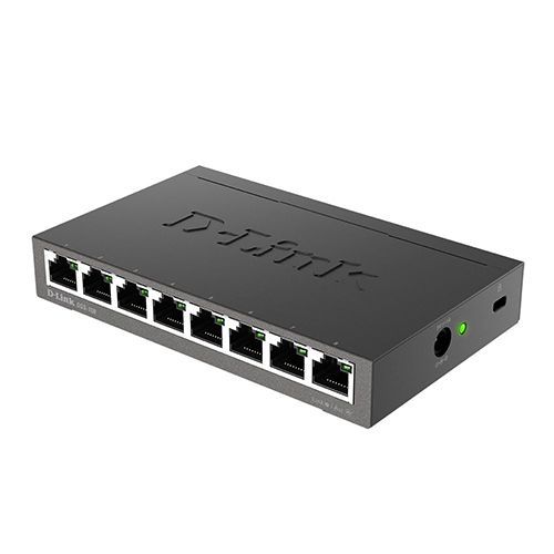 D LINK DGS-108 8-Port Gigabit Unmanaged Desktop Switch