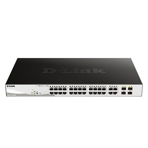 D LINK DGS-1210-28P 28-Port Gigabit Smart Managed PoE Switch