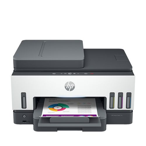 HP Smart Tank 790 Wi Fi All-in-One Printer Duplexer with ADF and Magic Touch Panel Compatible with HP 32, HP 32XL, HP 31 Original Ink Bottle 