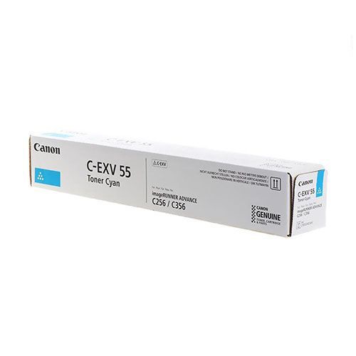 Canon C-EXV55 Cyan Original Toner (2183C002) Canon imageRUNNER Advance C256 III, C356, DXC257, DXC357 Copiers