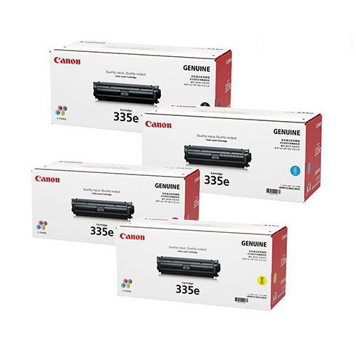 Canon CRG335e Toner Cartridge 1 Set | Black | Cyan | Magenta | Yellow For Satera LBP-841C, LBP-842C, LBP-843Ci, LBP-9660C, LBP-9520C Printers