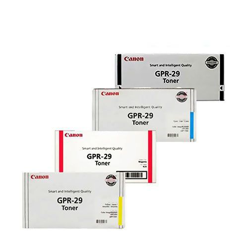 Canon GPR-29 Toner Cartridge 1 Set | Black | Cyan | Magenta | Yellow For Canon LBP-5460 Laser Printers