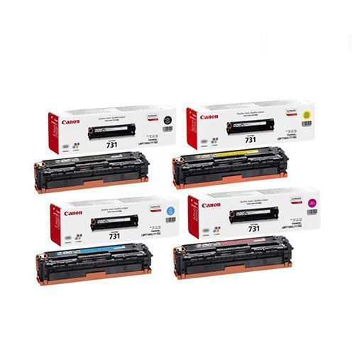 Canon 731 Toner Cartridge 1 Set | Black | Cyan | Magenta | Yellow For  Canon LBP7100Cn, LBP7110Cw, MF6680DN