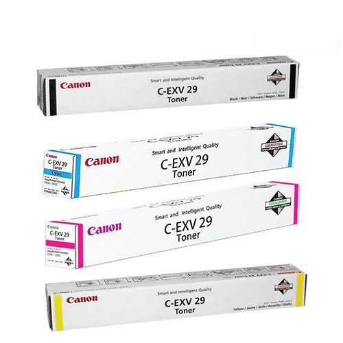 Canon C-EXV 29 NPG46 GPR31 Toner Cartridge 1 Set | Black 2789B002 | Cyan 2793B002 | Magenta 2797B002 | Yellow 2801B002 | For Canon imageRUNNER ADVANCE C5030, C5030i, C5035, C5035i, C5035i EQ80, C5235i, C5240i Copiers