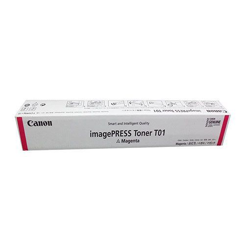 Canon T01 Original Magenta Toner Cartridge (8068B001) For Canon ImagePRESS C600, C700,  C800 Copiers