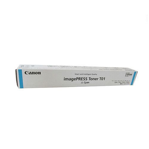 Canon T01 Original Cyan Toner Cartridge (8067B001) For Canon ImagePRESS C600, C700, C800 Copiers